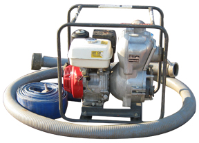 Motorpomp 3" 80m3/uur benzine