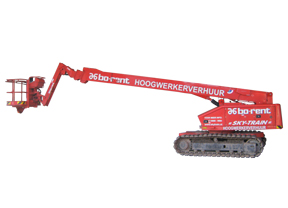 Telescoophoogwerker 23m rups