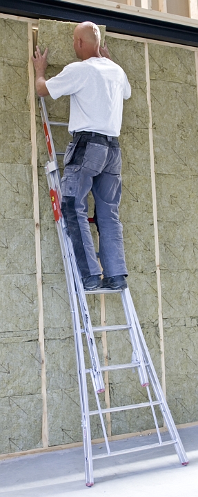 Aluminum ladder 2x 8 steps