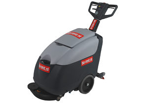 Scrubbing and suction machine