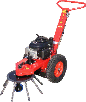 Weed brush machine excl. brush