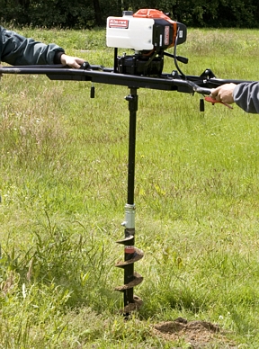 Two-man earth auger heavy model petrol