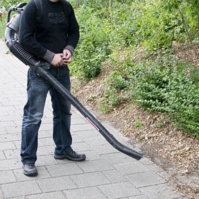 Lawn/leaf blower back model