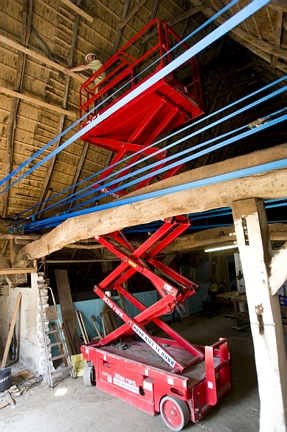 Scissor lift 10m battery