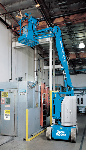 Articulated boom lift 11m battery with rotating jib