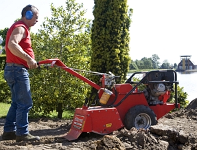 Garden tiller heavy duty hydraulic petrol