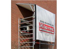 Work cover for scaffolding
