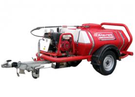 High-pressure cleaner on trailer, max. 207 bar