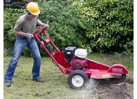 Gas stump grinder